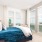 bedroom with lots of natural light