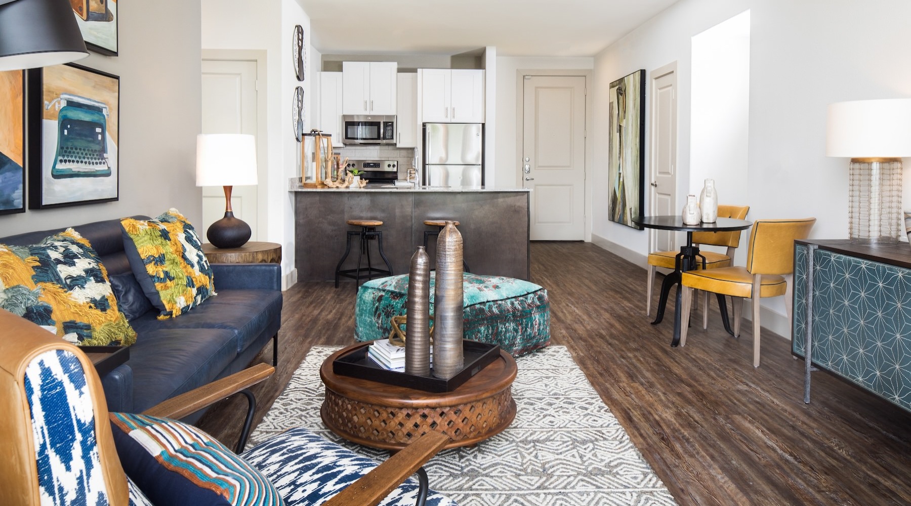 Find Your Home living room with wood floors
