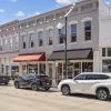 exterior of shops